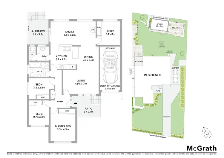 Floorplan of Homely house listing, 16 Annabelle Crescent, Kellyville NSW 2155