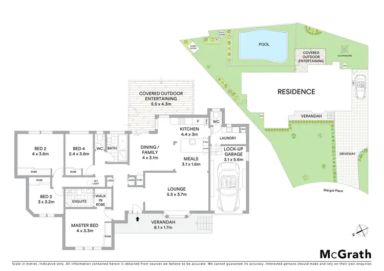 Floorplan of Homely house listing, 3 Margot Place, Castle Hill NSW 2154