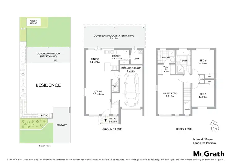 Floorplan of Homely house listing, 4 Sunray Place, Acacia Gardens NSW 2763