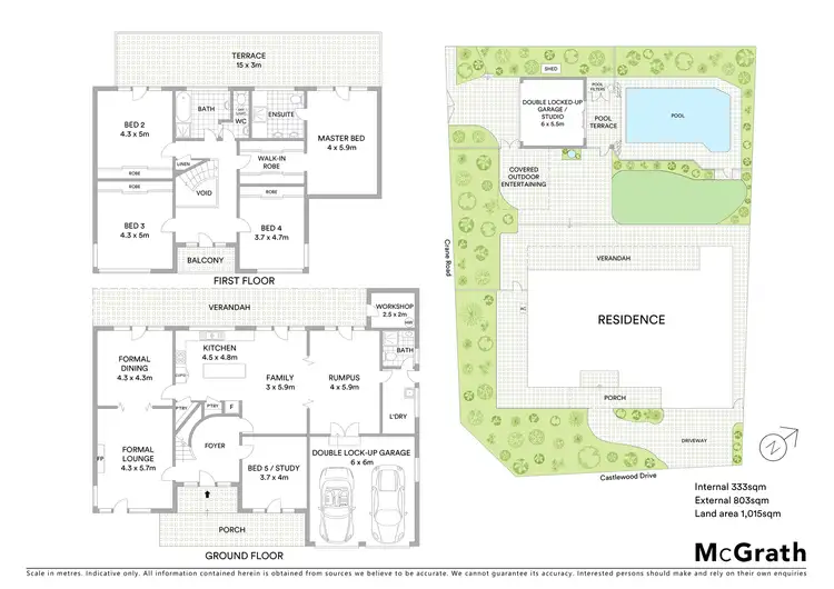 Floorplan of Homely house listing, 2 Castlewood Drive, Castle Hill NSW 2154