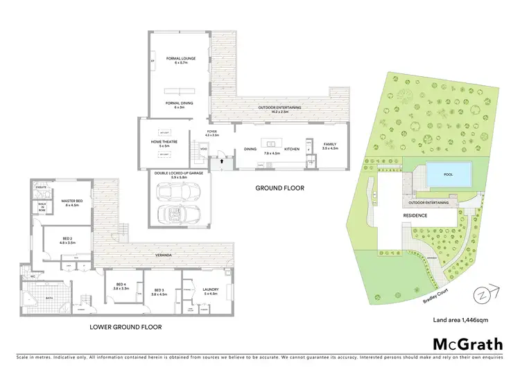 Floorplan of Homely house listing, 3 Bradley Court, West Pennant Hills NSW 2125