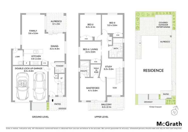 Floorplan of Homely house listing, 3 Kimber Crescent, Norwest NSW 2153