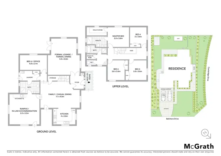 Floorplan of Homely house listing, 9 Balintore Drive, Castle Hill NSW 2154