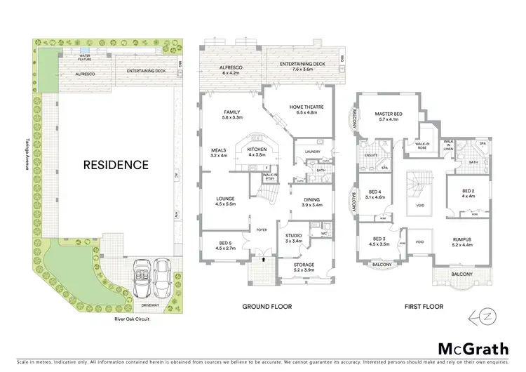 Floorplan of Homely house listing, 67 River Oak Circuit, Kellyville NSW 2155