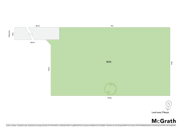 Floorplan of Homely land listing, 137A Hull Road, West Pennant Hills NSW 2125
