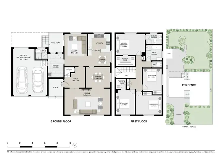 Floorplan of Homely house listing, 12 Sunset Place, North Rocks NSW 2151