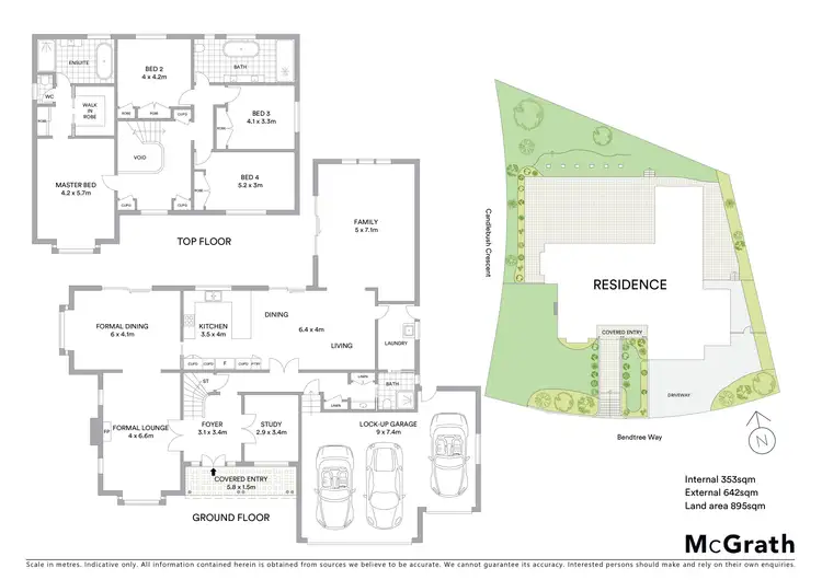 Floorplan of Homely house listing, 2 Bendtree Way, Castle Hill NSW 2154