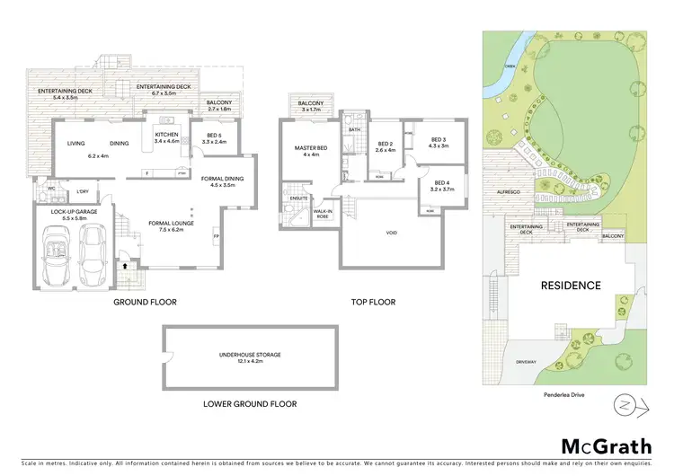Floorplan of Homely house listing, 52 Penderlea Drive, West Pennant Hills NSW 2125
