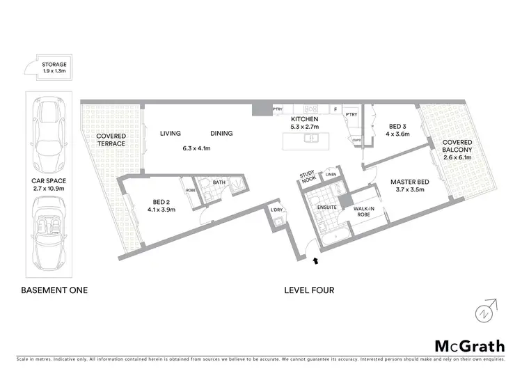 Floorplan of Homely apartment listing, 69/38 Solent Circuit, Norwest NSW 2153