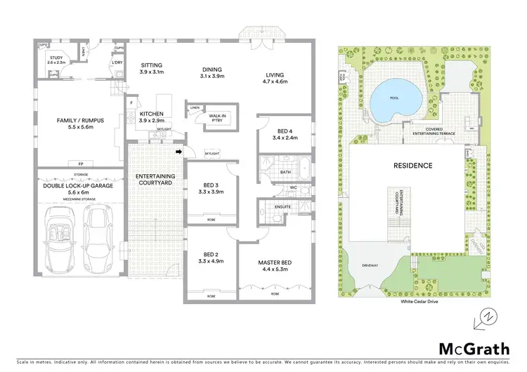 Floorplan of Homely house listing, 28 White Cedar Drive, Castle Hill NSW 2154