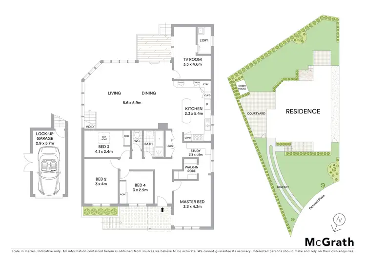 Floorplan of Homely house listing, 4 Derwent Place, Castle Hill NSW 2154