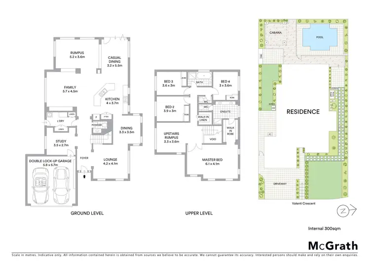 Floorplan of Homely house listing, 20 Valenti Crescent, Kellyville NSW 2155