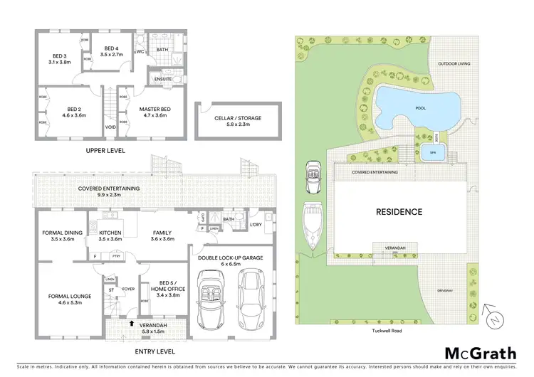 Floorplan of Homely house listing, 67 Tuckwell Road, Castle Hill NSW 2154
