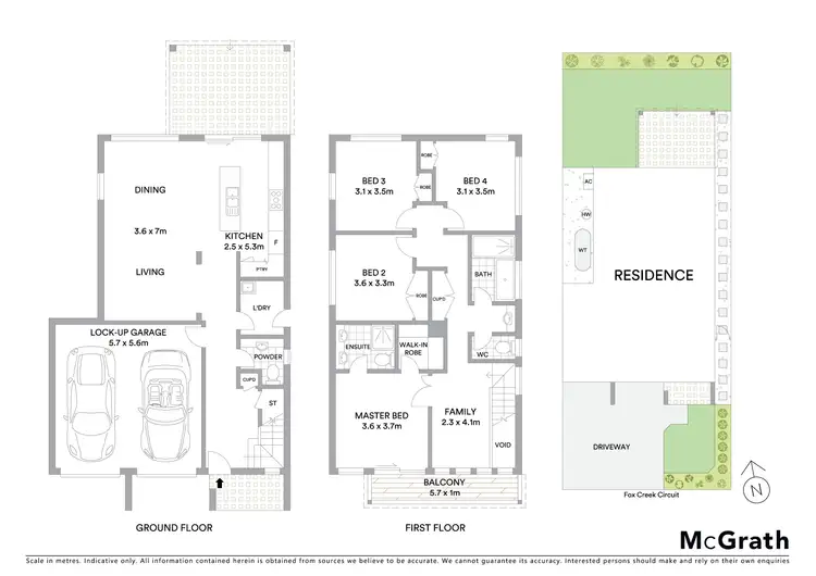 Floorplan of Homely house listing, 27 Fox Creek Circuit, Kellyville NSW 2155