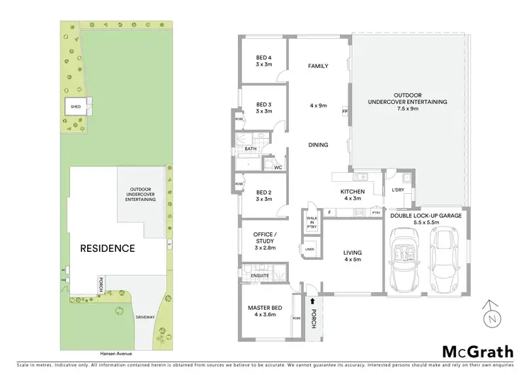 Floorplan of Homely house listing, 16 Hansen Avenue, Galston NSW 2159