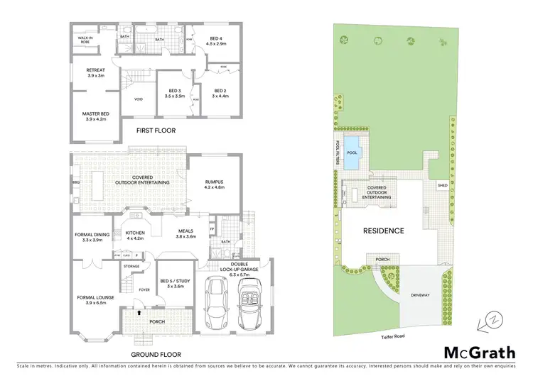Floorplan of Homely house listing, 61 Telfer Road, Castle Hill NSW 2154