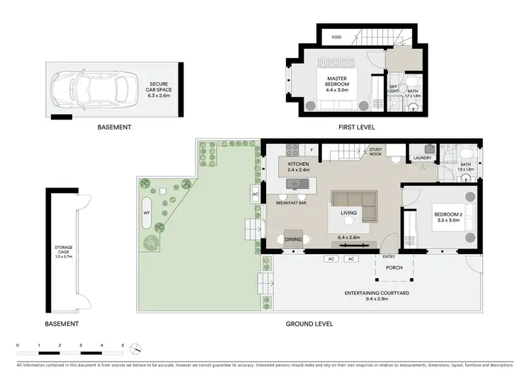 Floorplan of Homely townhouse listing, 9/8 Chestnut Avenue, Telopea NSW 2117