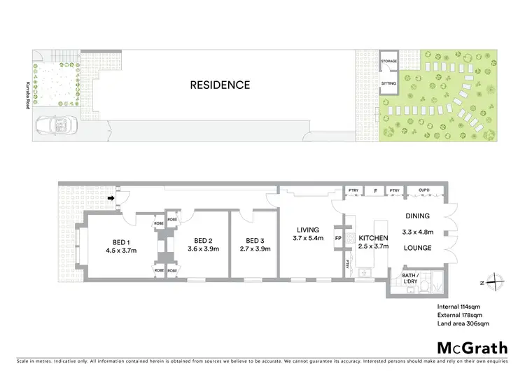 Floorplan of Homely house listing, 5 Kurraba Road, Neutral Bay NSW 2089