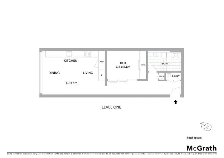 Floorplan of Homely apartment listing, 102/21 Parraween Street, Cremorne NSW 2090