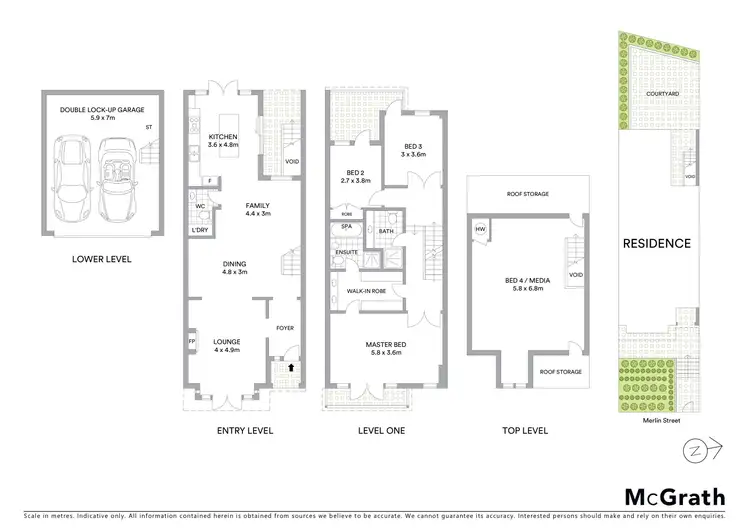 Floorplan of Homely house listing, 8c Merlin Street, Neutral Bay NSW 2089