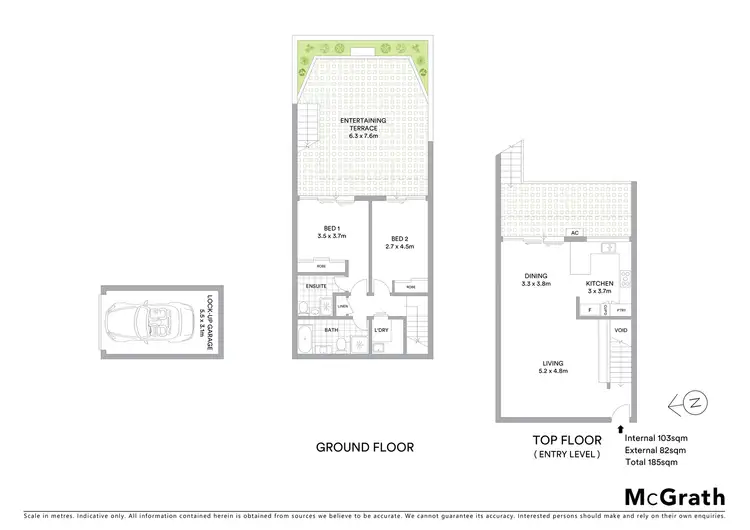 Floorplan of Homely townhouse listing, 4/66 Bent Street, Neutral Bay NSW 2089