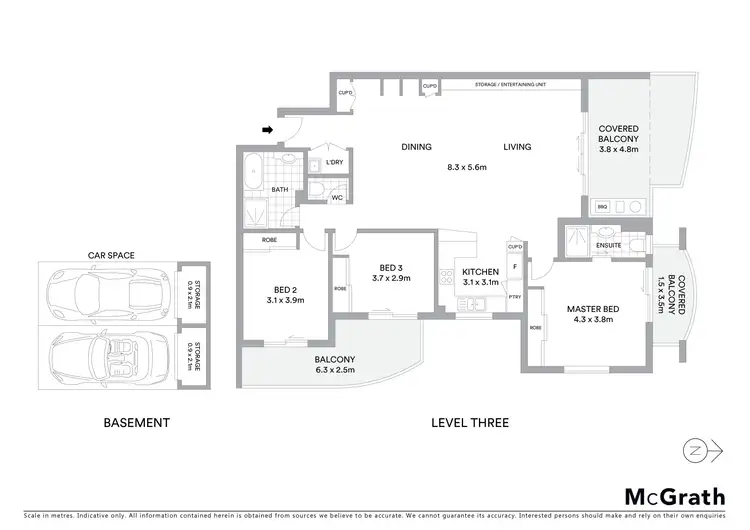 Floorplan of Homely apartment listing, 9/39 Cairns Street, Kangaroo Point QLD 4169