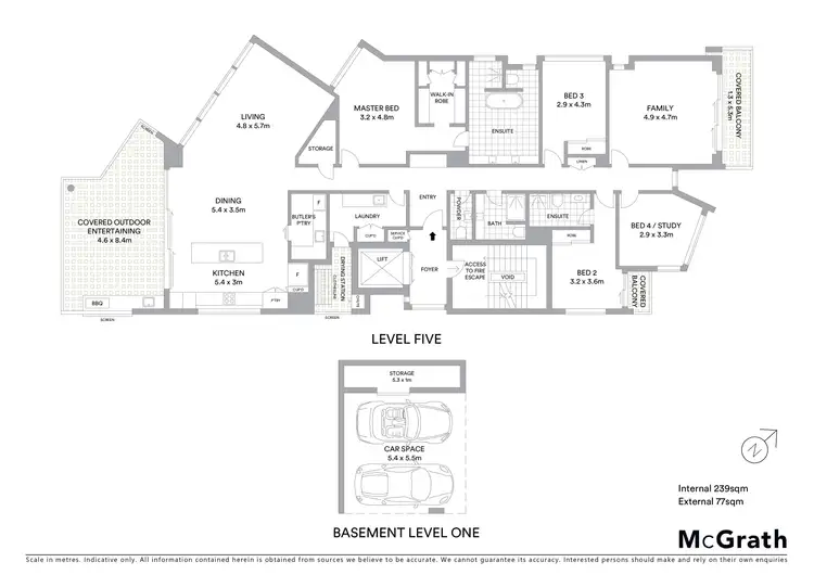 Floorplan of Homely apartment listing, 5/9 Griffith Street, New Farm QLD 4005