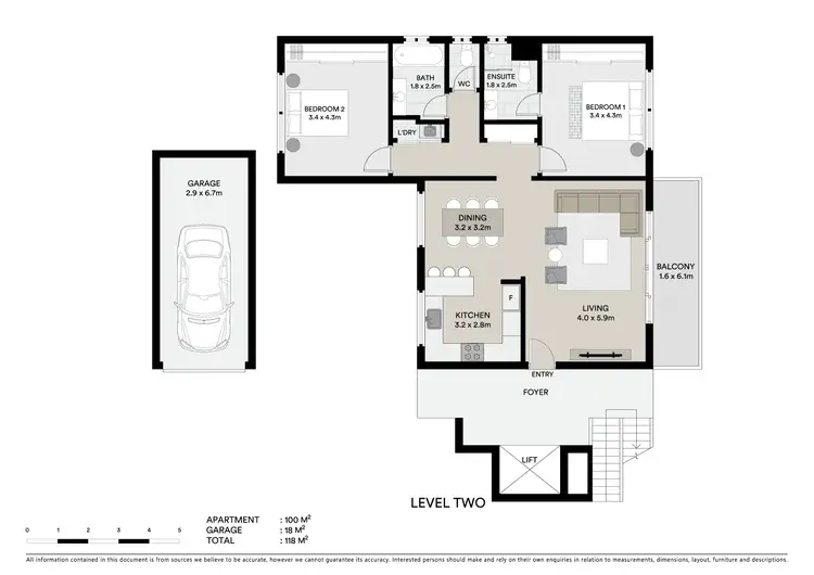 Floorplan of Homely apartment listing, 4/24 Moray Street, New Farm QLD 4005