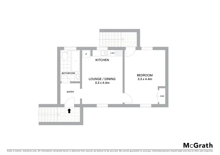 Floorplan of Homely apartment listing, 8/638 Brunswick Street, New Farm QLD 4005