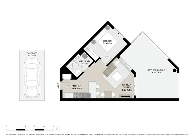 Floorplan of Homely apartment listing, 64/592 Ann Street, Fortitude Valley QLD 4006