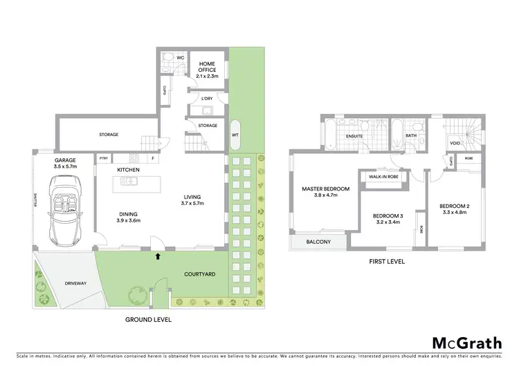 Floorplan of Homely townhouse listing, 17 Bailey Street, New Farm QLD 4005