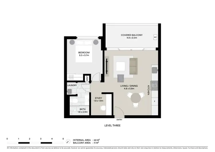Floorplan of Homely apartment listing, 312/82 Alfred Street, Fortitude Valley QLD 4006