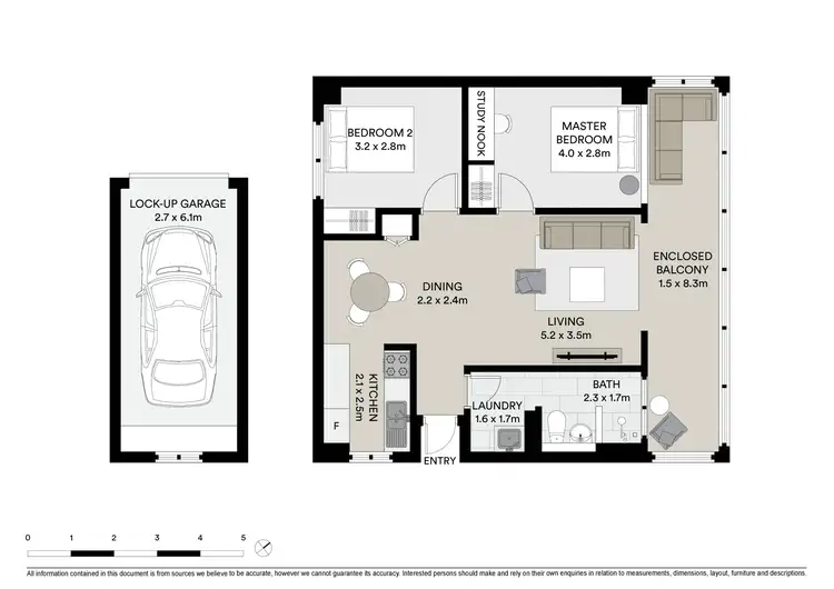 Floorplan of Homely unit listing, 11/1019 Brunswick Street, New Farm QLD 4005