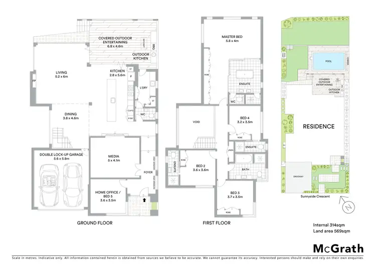 Floorplan of Homely house listing, 17 Sunnyside Crescent, Castlecrag NSW 2068