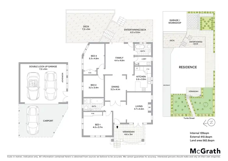 Floorplan of Homely house listing, 33 Tunks Street, Northbridge NSW 2063