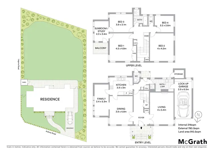 Floorplan of Homely house listing, 20 Aubrey Road, Northbridge NSW 2063