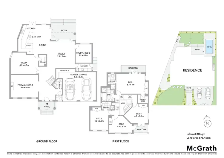 Floorplan of Homely house listing, 15 Miowera Road, Northbridge NSW 2063