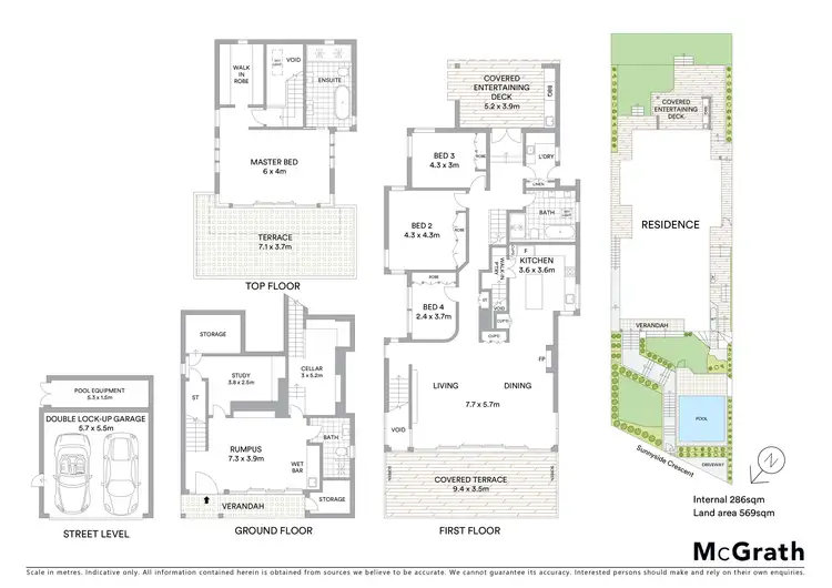 Floorplan of Homely house listing, 34 Sunnyside Crescent, Castlecrag NSW 2068