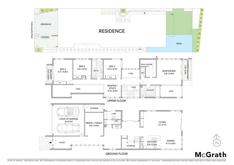 Floorplan of Homely house listing, 344 Indooroopilly Road, Indooroopilly QLD 4068