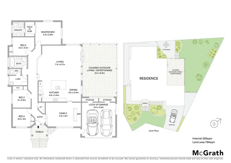 Floorplan of Homely house listing, 1 Janet Place, Arana Hills QLD 4054