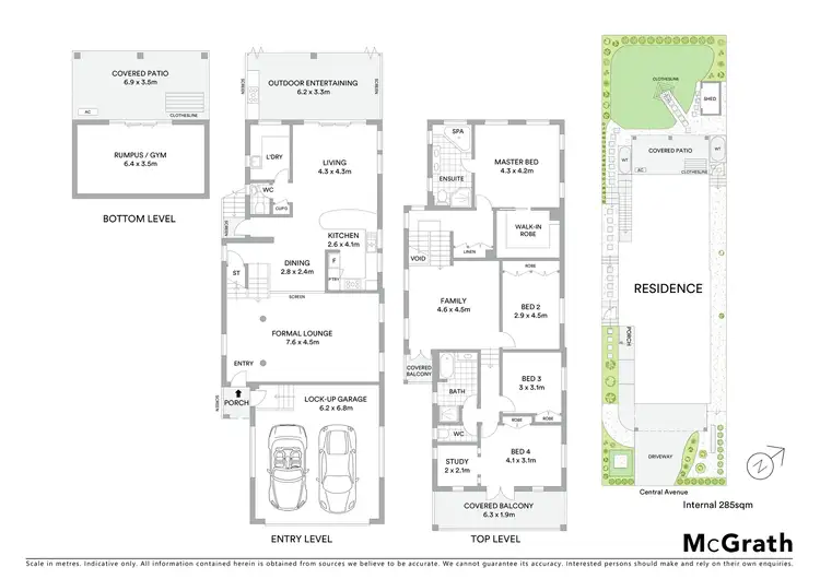 Floorplan of Homely house listing, 106 Central Avenue, St Lucia QLD 4067