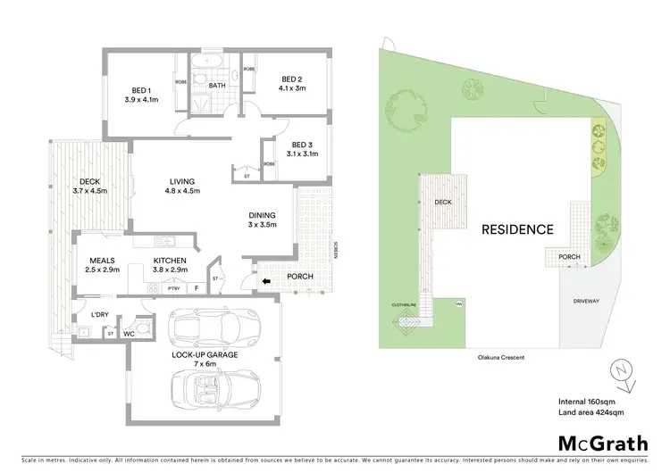 Floorplan of Homely townhouse listing, 4/14 Olakuna Crescent, Ferny Hills QLD 4055