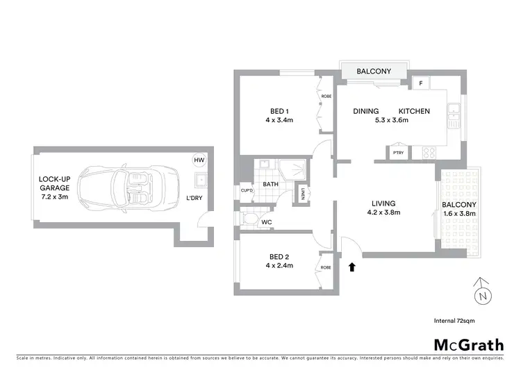 Floorplan of Homely unit listing, 3/31 Payne Street, Indooroopilly QLD 4068