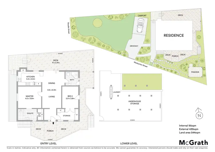 Floorplan of Homely house listing, 47 Warburton Street, Bardon QLD 4065