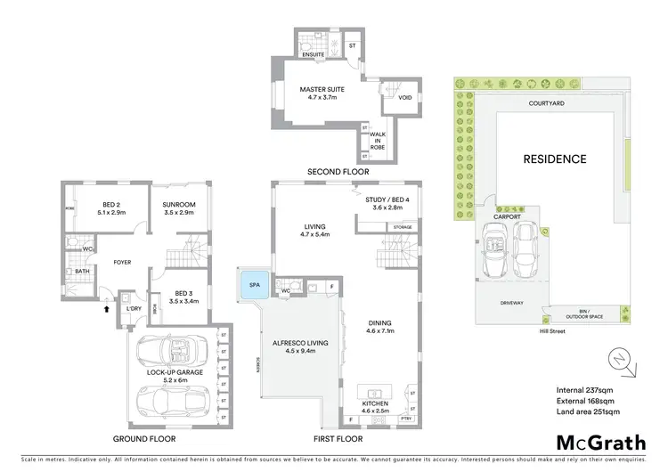 Floorplan of Homely house listing, 18 Hill Street, Spring Hill QLD 4000