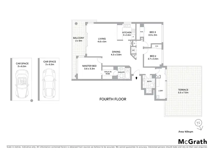 Floorplan of Homely apartment listing, 45/69 Leichhardt Street, Spring Hill QLD 4000