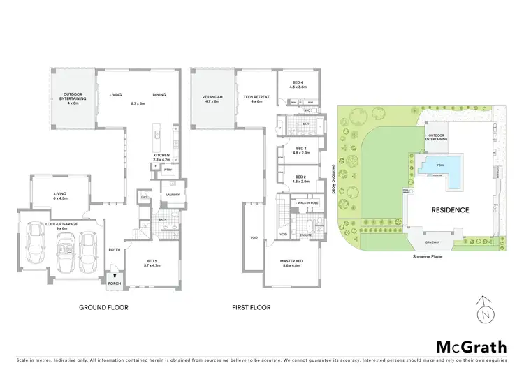 Floorplan of Homely house listing, 4 Sonanne Place, Fig Tree Pocket QLD 4069
