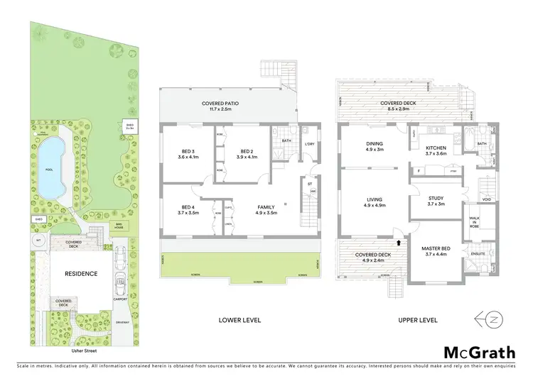 Floorplan of Homely house listing, 14 Usher Street, Indooroopilly QLD 4068