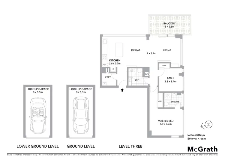 Floorplan of Homely unit listing, 13/58 Sandford Street, St Lucia QLD 4067