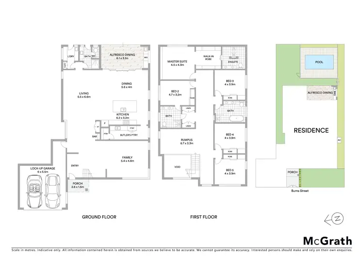 Floorplan of Homely house listing, 14 Burns Street, Indooroopilly QLD 4068